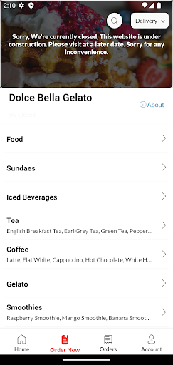 Dolce Bella Gelato Screen 2