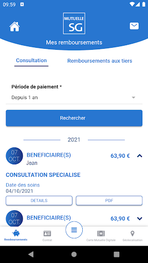Mutuelle SG Screen 3