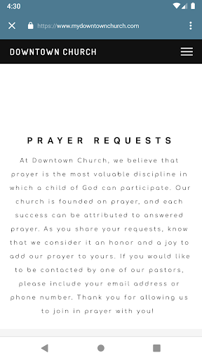 Downtown Church Screen 3