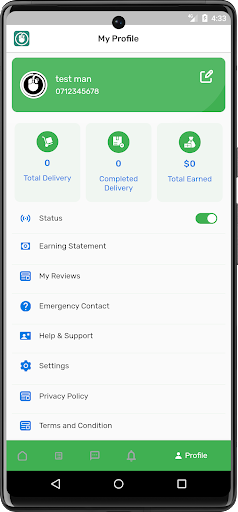 ClickTech - Delivery Man Screen 2