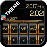 Cover Image of Download SCalc theme Gold  APK