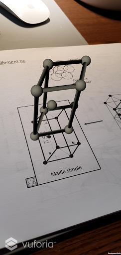 Android application Poly3D-L2-Cristallochimie screenshort