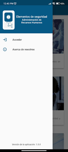 Android application Guardias de Seguridad Admin RH screenshort