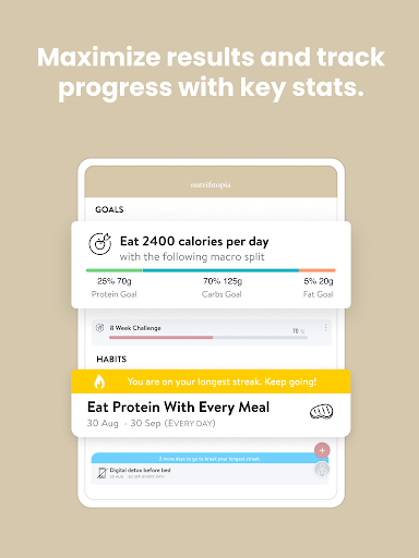 Screenshot of nutrifitopia