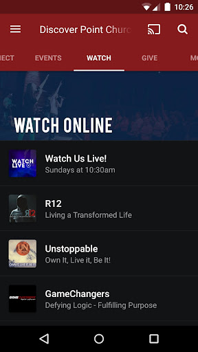 Discover Point Church Screen 3