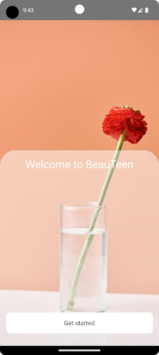 Android application BeauTeen screenshort
