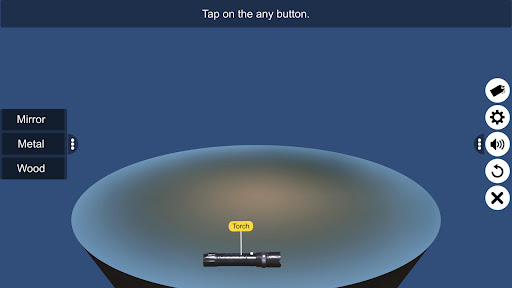 Android application Regular & Diffused Reflection screenshort
