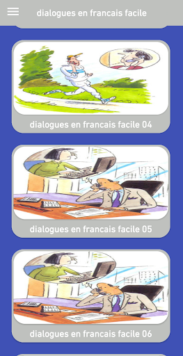Dialogue en français A1 A2 Screen 2