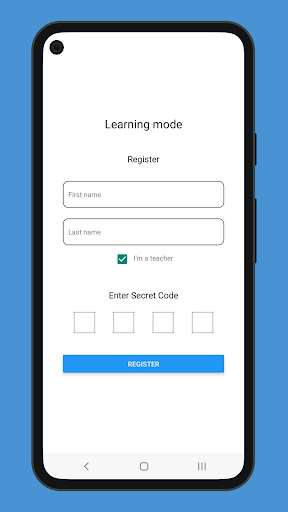 Android application Learning mode screenshort