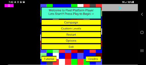 Pixel Platform Player Screen 2