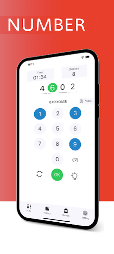 1A2B - Guess the number Screen 3