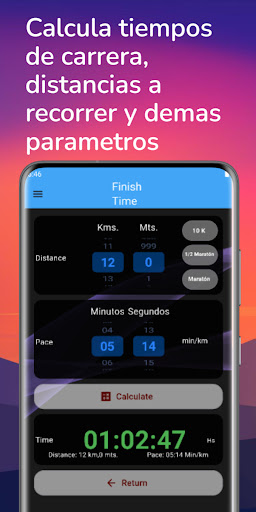 Calculateur de course Screen 3