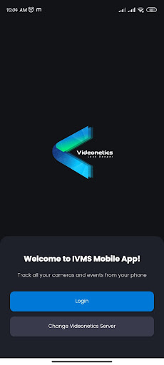 Android application Videonetics VMS screenshort