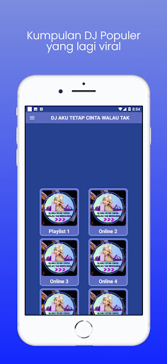 Android application DJ Aku Tetap Cinta Walau Tak screenshort