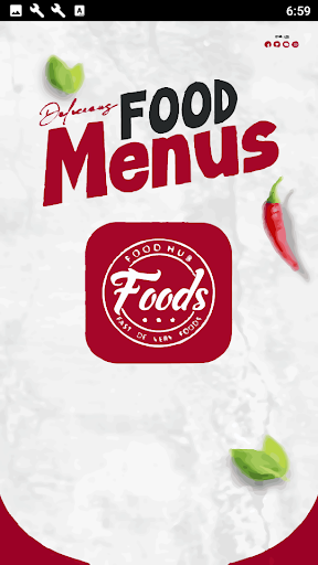 Android application Foods screenshort