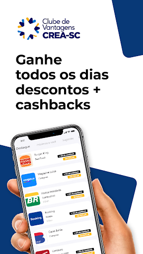 Android application Clube de Vantagens Crea-SC screenshort