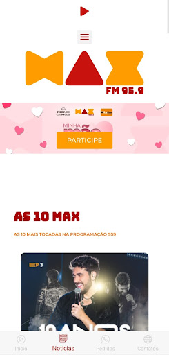 Rádio Max 95.9 FM Screen 2