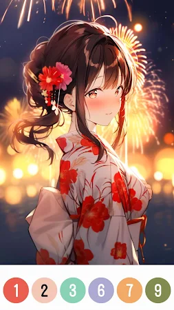 Game screenshot Anime Color by Number mod apk