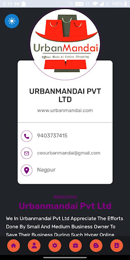 Android application UrbanmandaiM screenshort