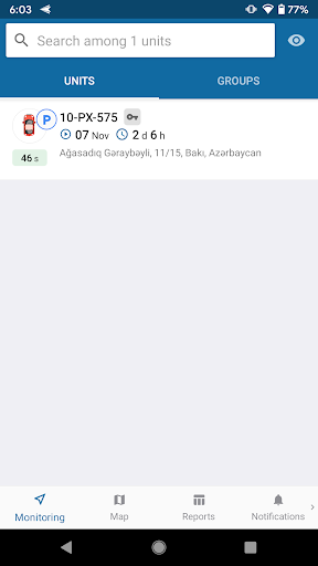 Android application GPS.AZ screenshort