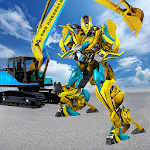 Cover Image of Tải xuống Heavy Excavator Robot - Transformation Robot Game 1.0.8 APK