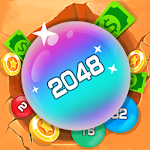 Cover Image of डाउनलोड लकी 2048 - मर्ज बॉल और विन फ्री रिवार्ड 1.0 APK