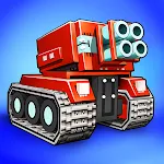 Cover Image of Download Blocky Cars - tank wars & shooting games 7.6.15 APK
