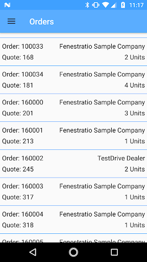FenestratioClient Screen 2