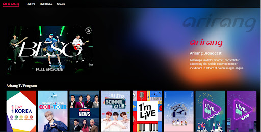 Arirang TV for SmartTV Screen 2