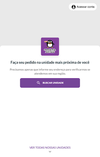 Android application Pizzaria Ártico screenshort