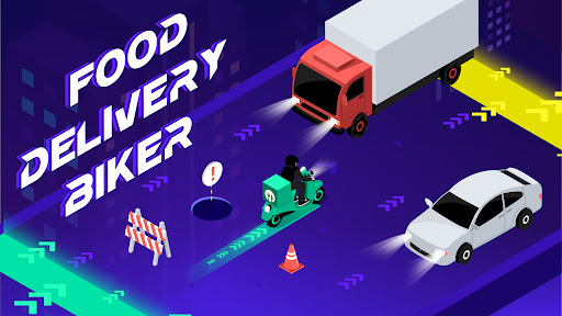 Android application Food Delivery Biker screenshort