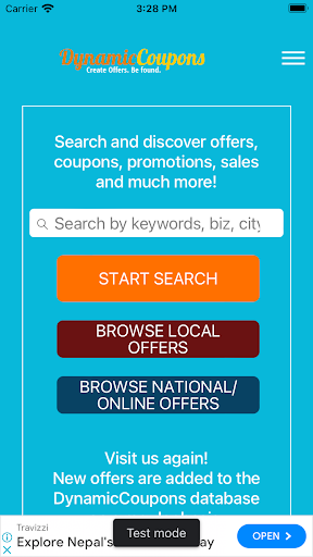 DynamicCoupons Screen 2