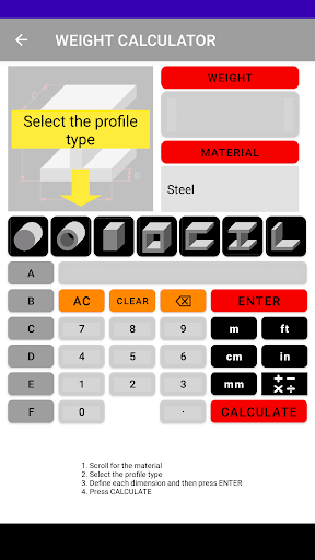 Rigging Calculator Screen 2