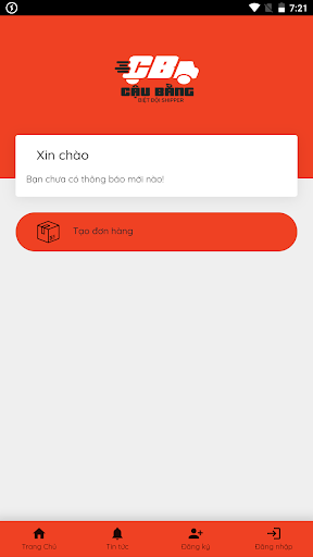 Android application CẬU BẰNG EXPRESS screenshort