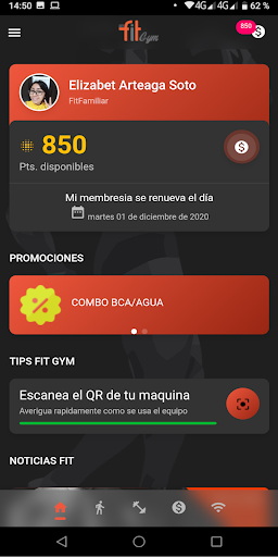 The Fit Gym Screen 2