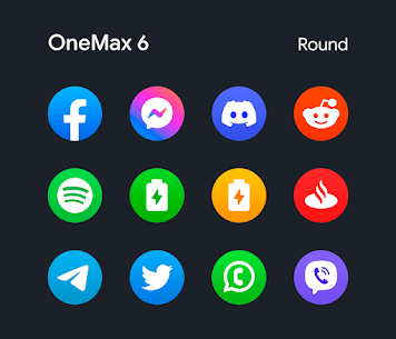 OneMax 6 – Icon Pack (rotondo) APK (versione con patch/completa) 2