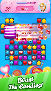 Sweet Candy Smash: Merge Game