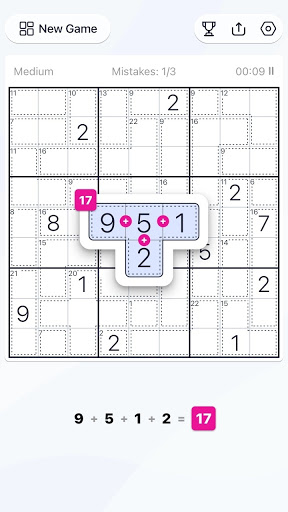 Killer Sudoku - Free Sudoku Puzzle, Brain Games apkmartins screenshots 1