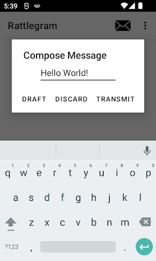Android application Rattlegram - SMS via audio! screenshort