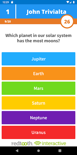 Redtooth SmartQuiz Screen 3