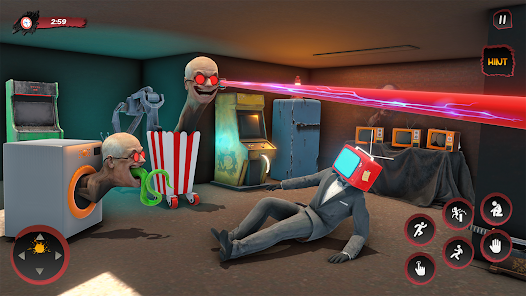 Scary Toilet Monster 3D 1.0 APK + Мод (Unlimited money) за Android