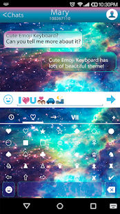 Star Galaxy Emoji Keybaord Screenshot