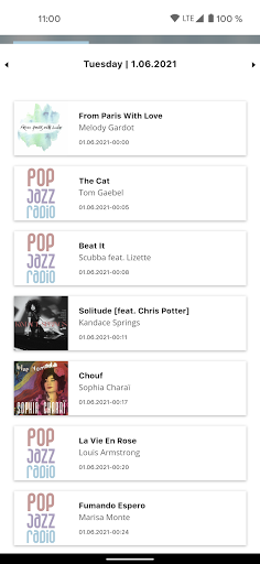 pop jazz radio Screen 2