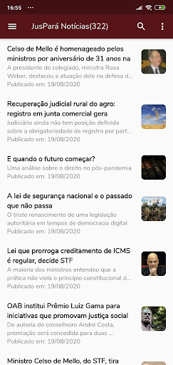 Android application JusPará Notícias screenshort