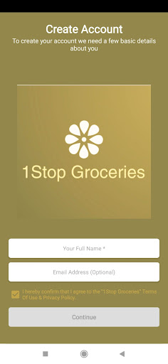 1Stop Groceries Screen 3
