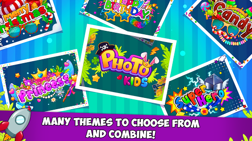 Photo Kids Free Pic Editor with Cartoon Stickers