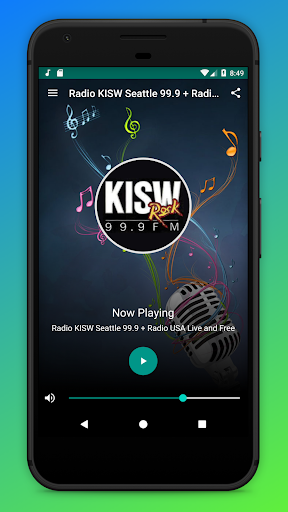 Android application KISW 99.9 The Rock Radio App screenshort