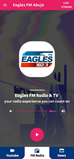 Android application Eagles 102.3 FM Abuja screenshort
