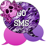 GO SMS - Sugar Skullz 5 icon