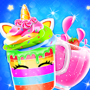 Unicorn Milkshake Maker: Frozen Drink Games  Icon